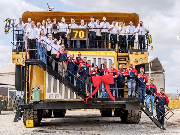 First Hybrid Mining Water Truck Deployed in Brazil