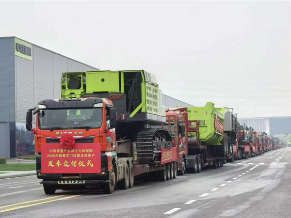 ZOOMLION Delivers Over 15,000 Units at Start of 2026